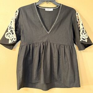 Women’s V-Neck Blouse by Miss Kelly 1999 size small